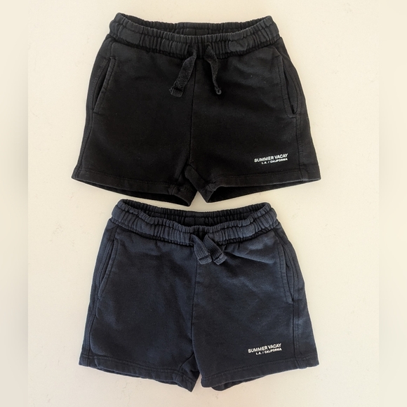 Zara | Navy & Black Shorts Bundle - Picture 1 of 3